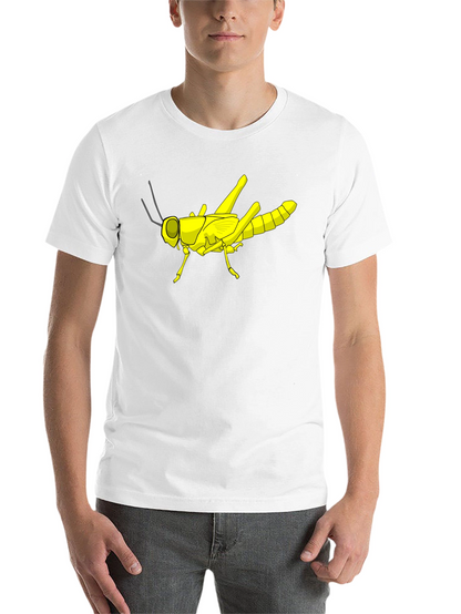 Grasshopper Graphic Tee - Black Cotton T-Shirt