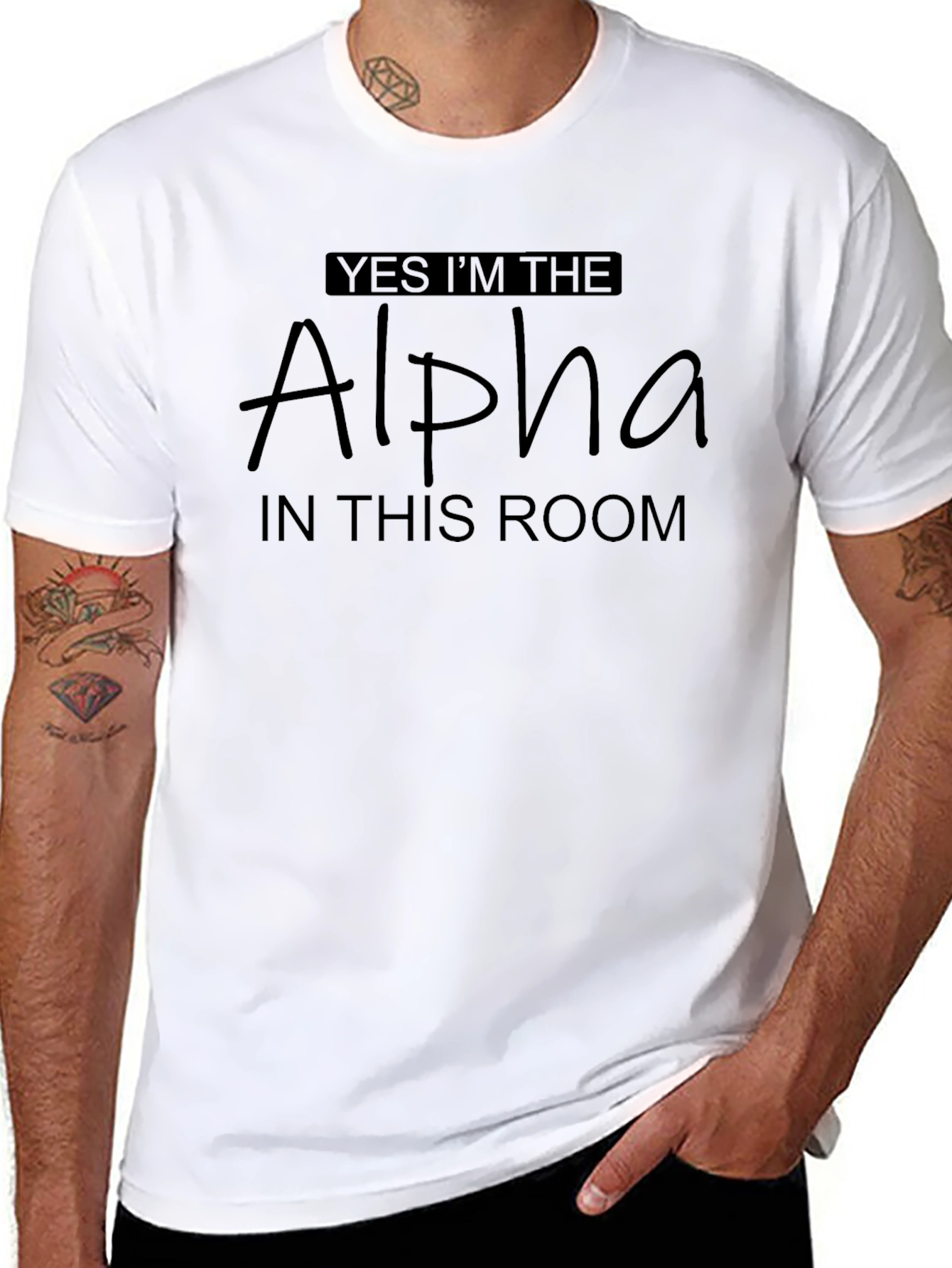 Alpha Statement Tee - Bold Graphic T-Shirt