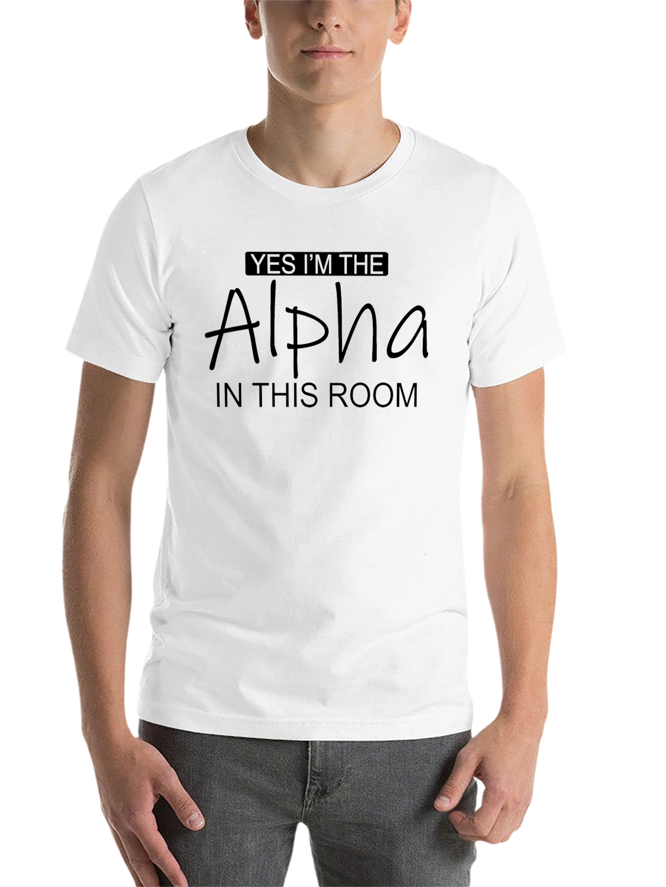 Alpha Statement Tee - Bold Graphic T-Shirt