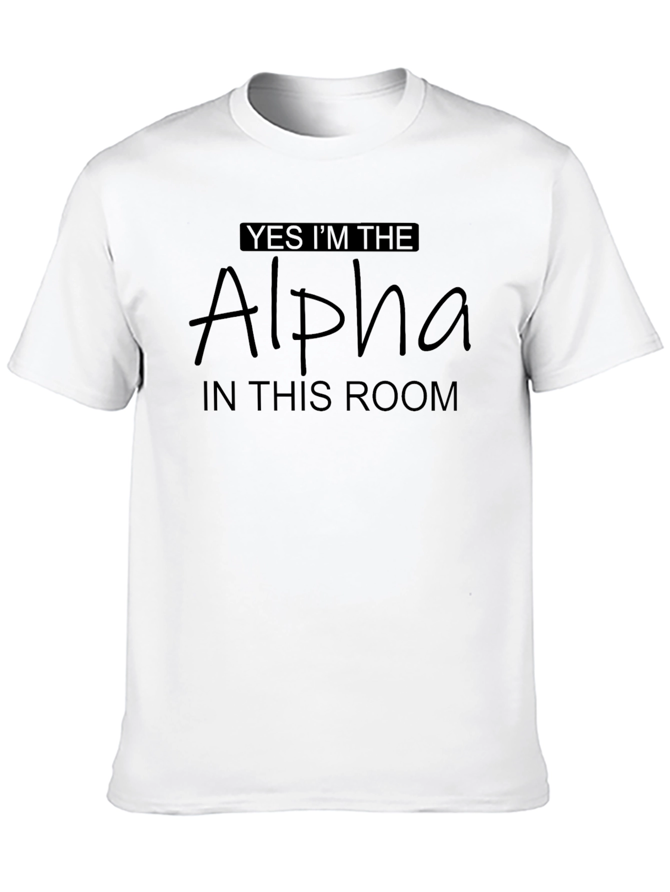 Alpha Statement Tee - Bold Graphic T-Shirt