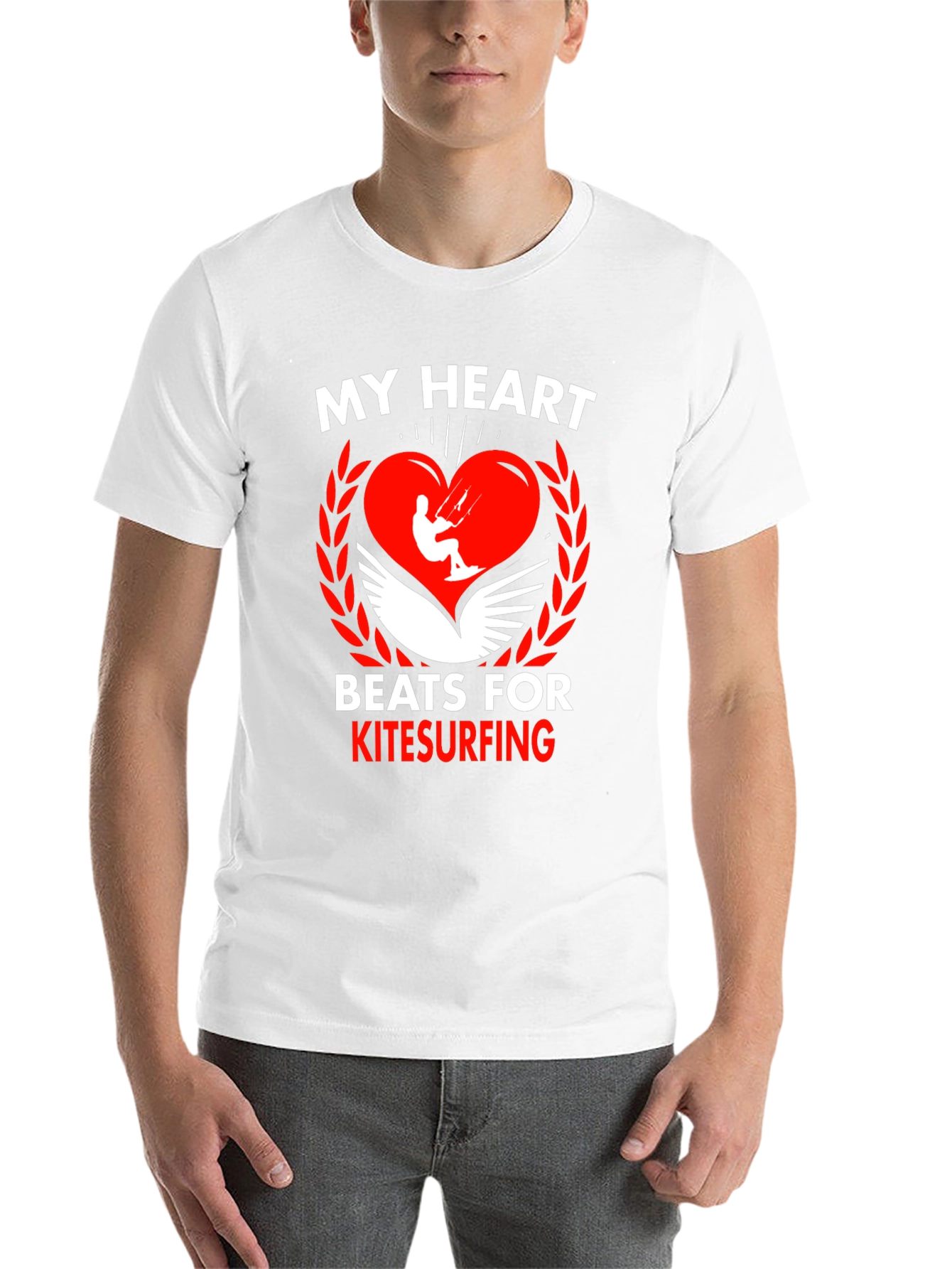 Kitesurfing Heartbeat Tee