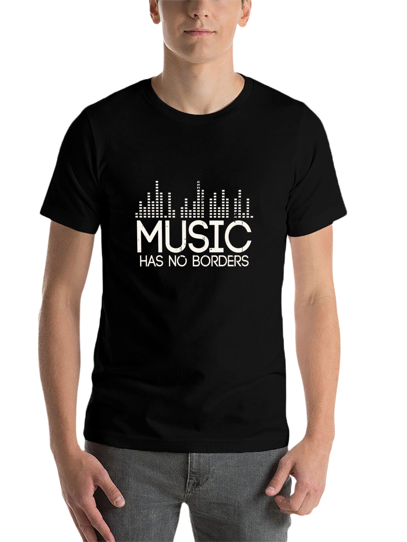 Music Has No Borders Graphic Tee