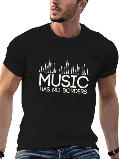 Music Has No Borders Graphic Tee