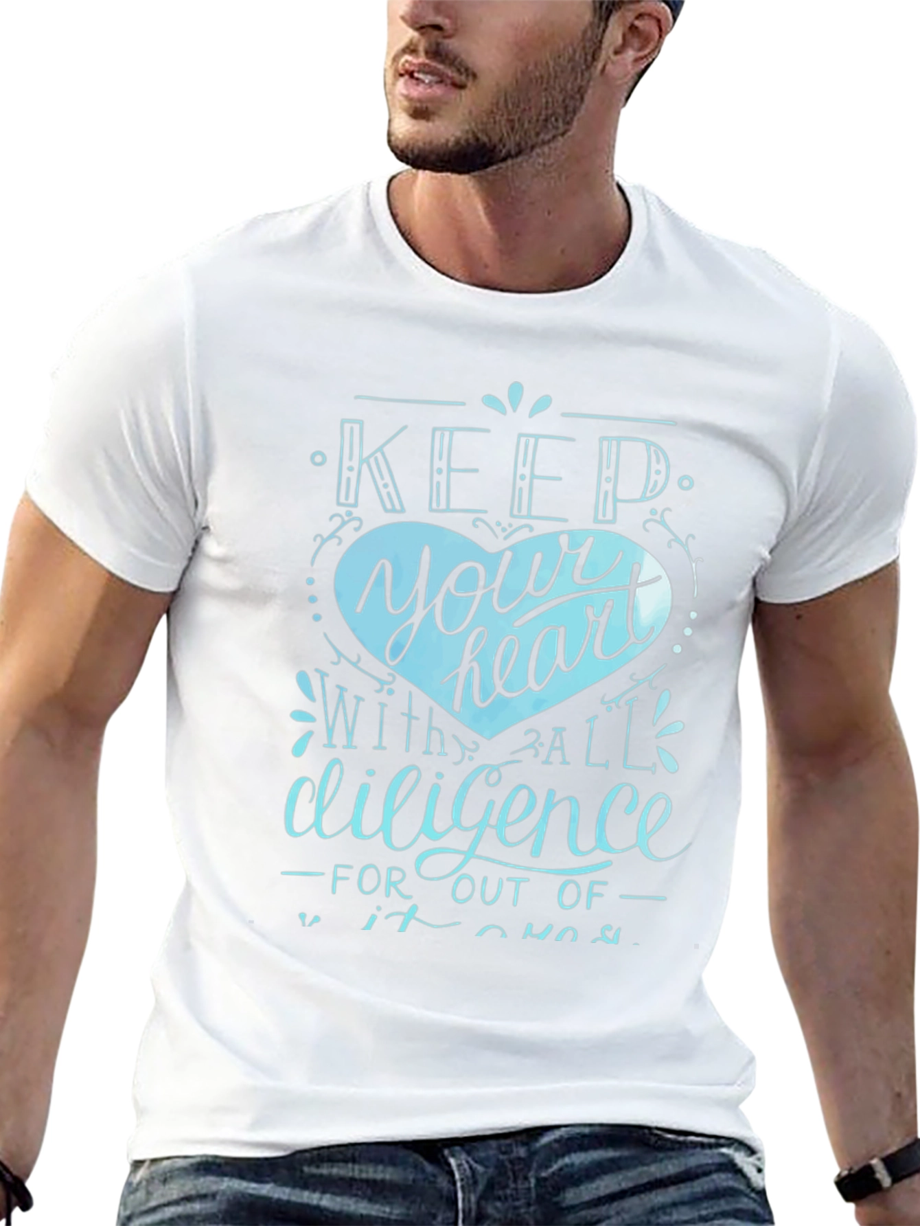 Keep Your Heart Tee - Diligence Graphic T-Shirt