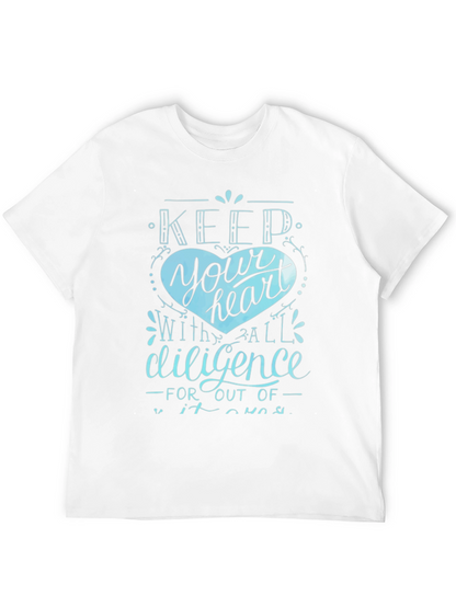 Keep Your Heart Tee - Diligence Graphic T-Shirt