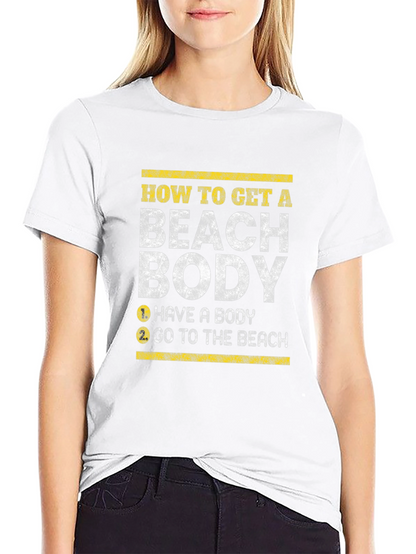 Beach Body T-Shirt - Funny Slogan Tee