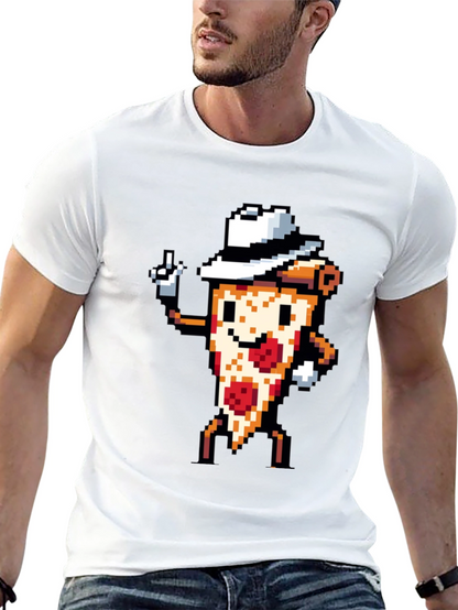 Pixel Pizza T-Shirt - Funny Foodie Graphic Tee