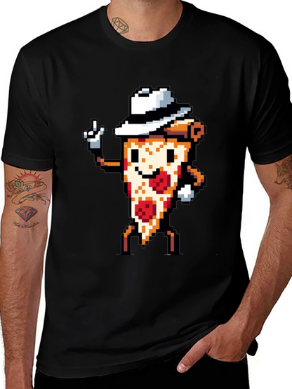Pixel Pizza T-Shirt - Funny Foodie Graphic Tee