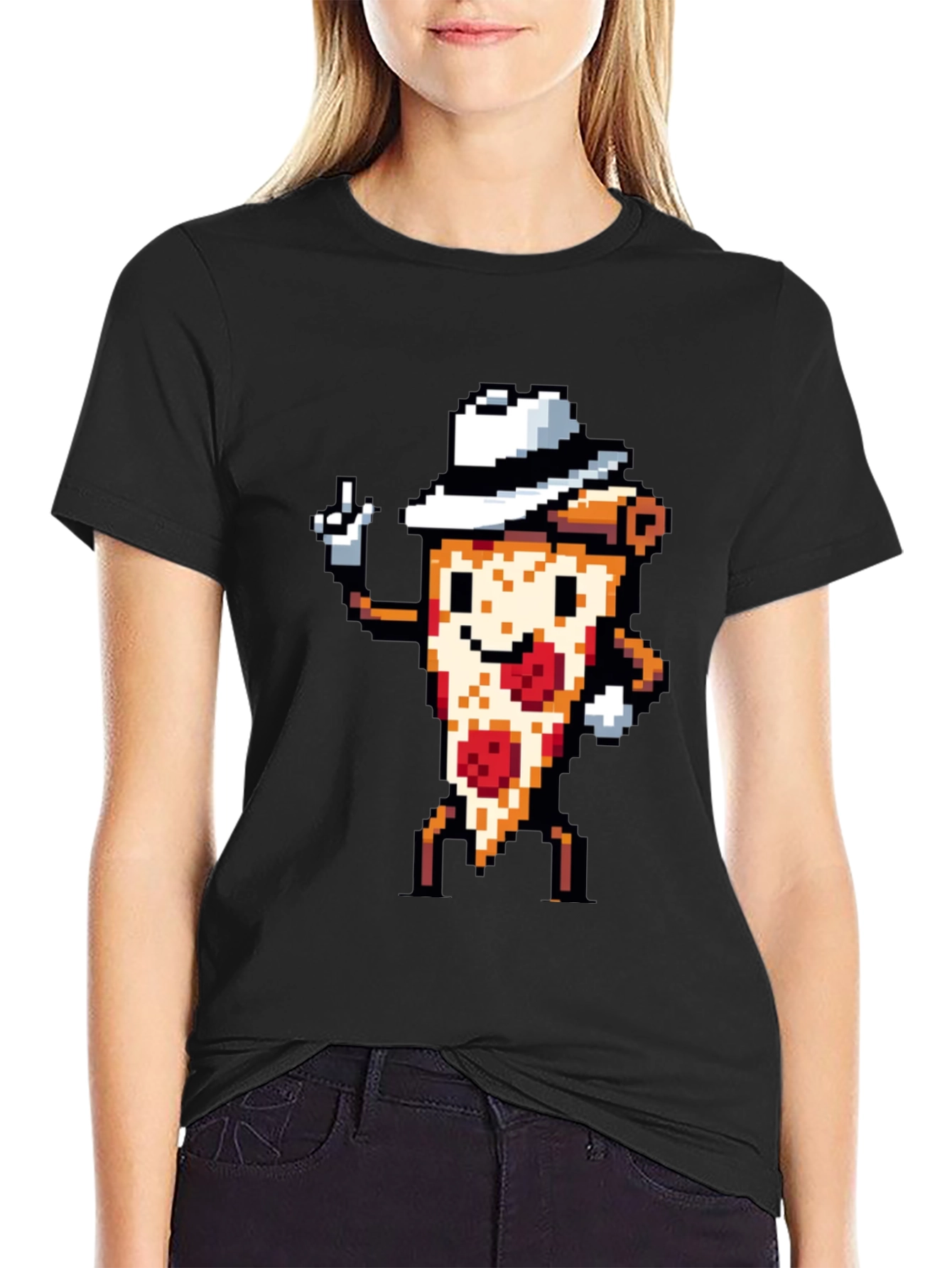 Pixel Pizza T-Shirt - Funny Foodie Graphic Tee