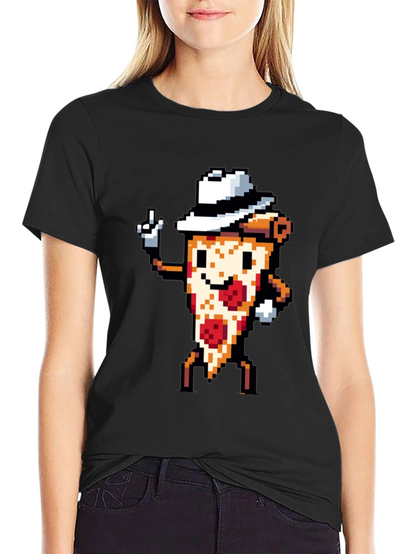 Pixel Pizza T-Shirt - Funny Foodie Graphic Tee