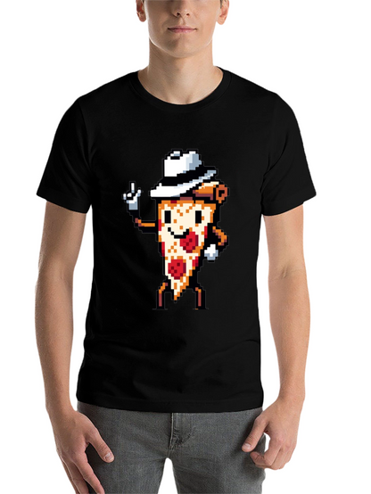 Pixel Pizza T-Shirt - Funny Foodie Graphic Tee