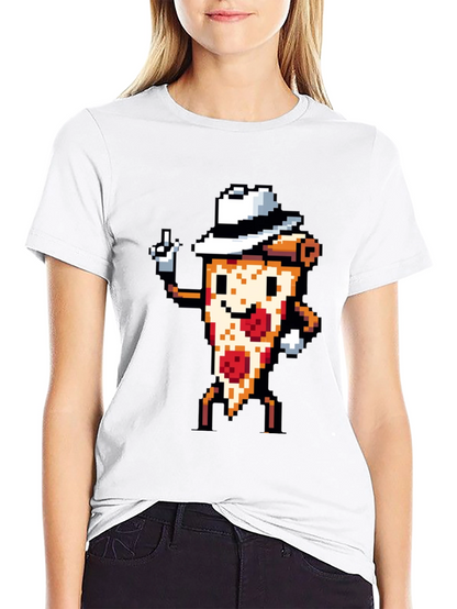 Pixel Pizza T-Shirt - Funny Foodie Graphic Tee