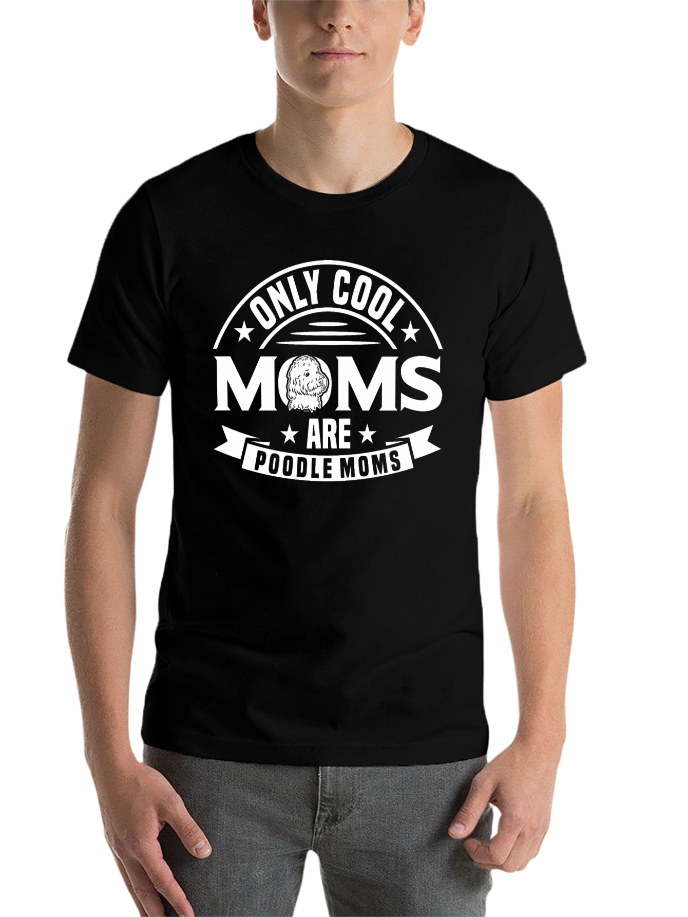 Cool Poodle Moms Graphic Tee