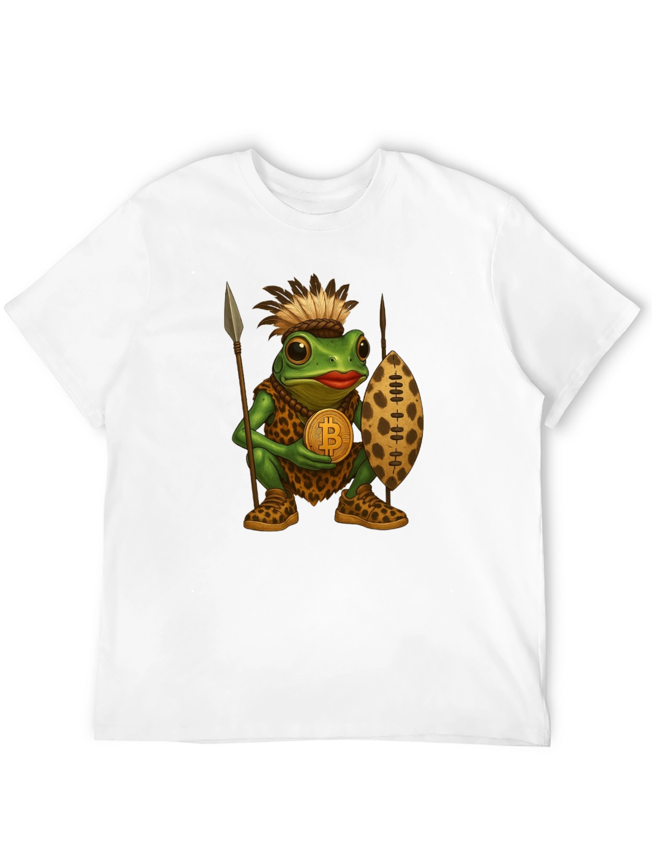 Tribal Frog Bitcoin T-Shirt