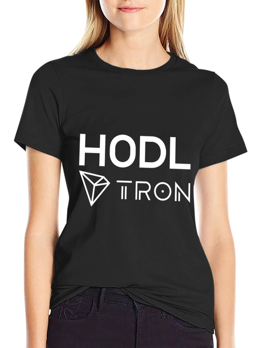 HODL TRON Black T-Shirt Crypto Apparel