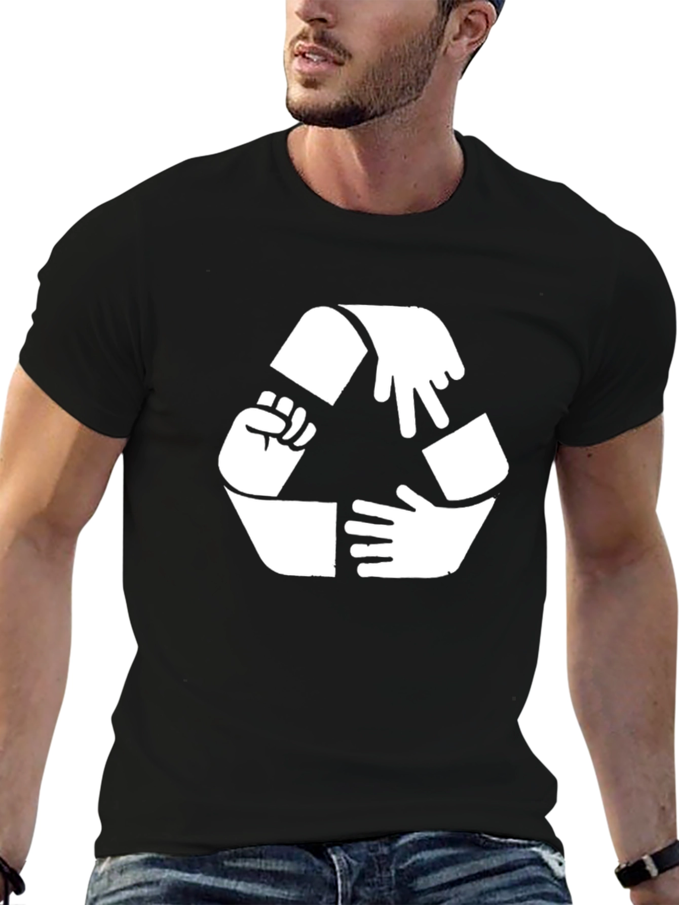 Unity Symbol Graphic Tee - Black