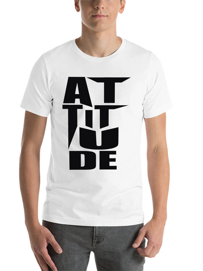 Attitude Graphic Black T-Shirt