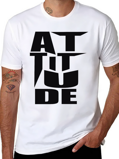Attitude Graphic Black T-Shirt