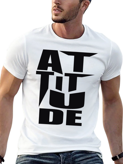 Attitude Graphic Black T-Shirt