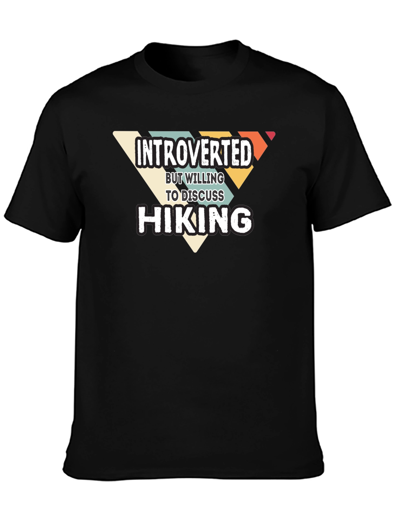 Introverted Hiking Graphic T-Shirt