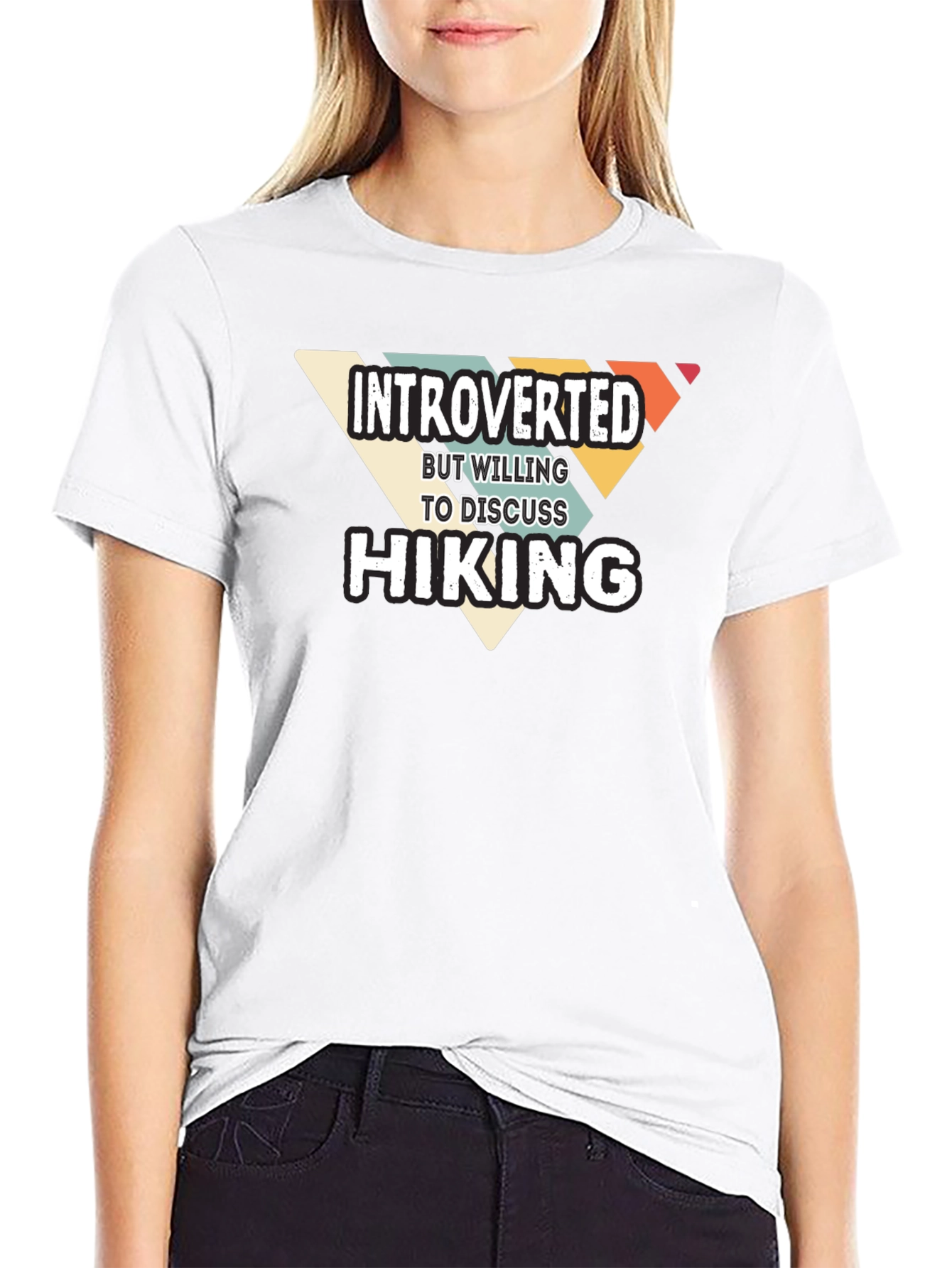 Introverted Hiking Graphic T-Shirt