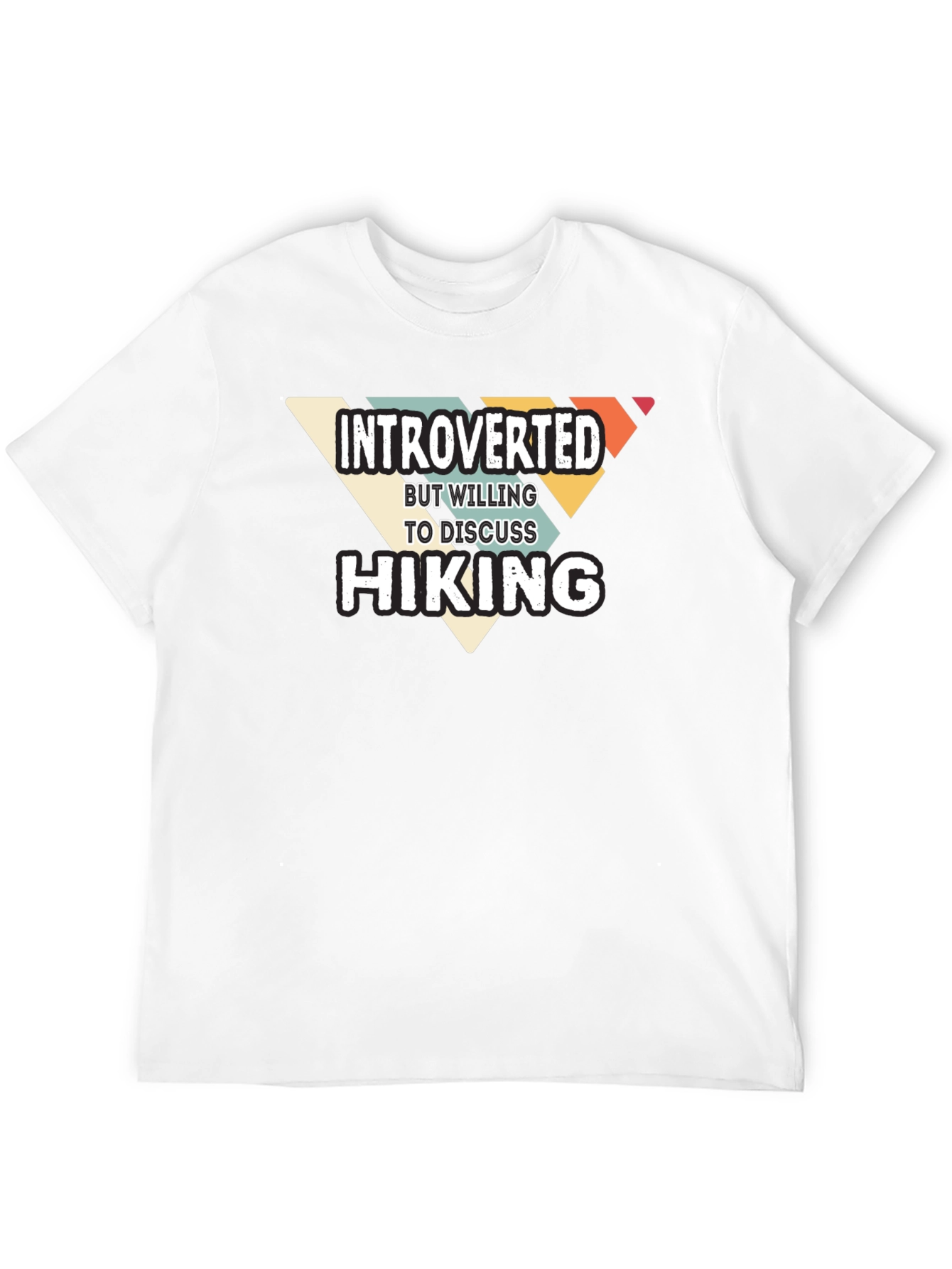 Introverted Hiking Graphic T-Shirt
