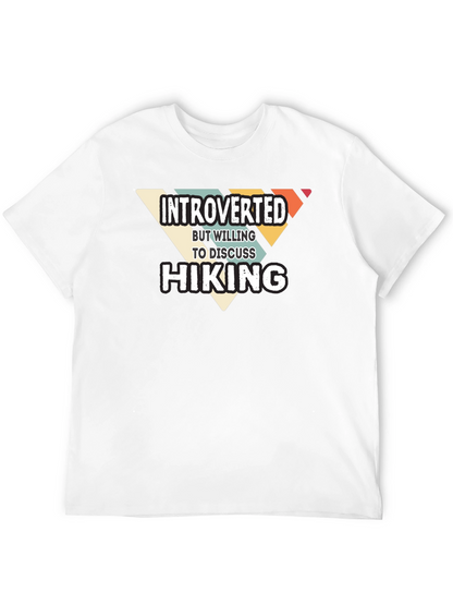 Introverted Hiking Graphic T-Shirt