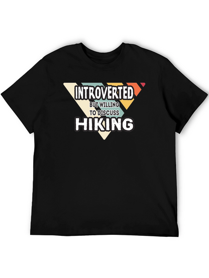 Introverted Hiking Graphic T-Shirt