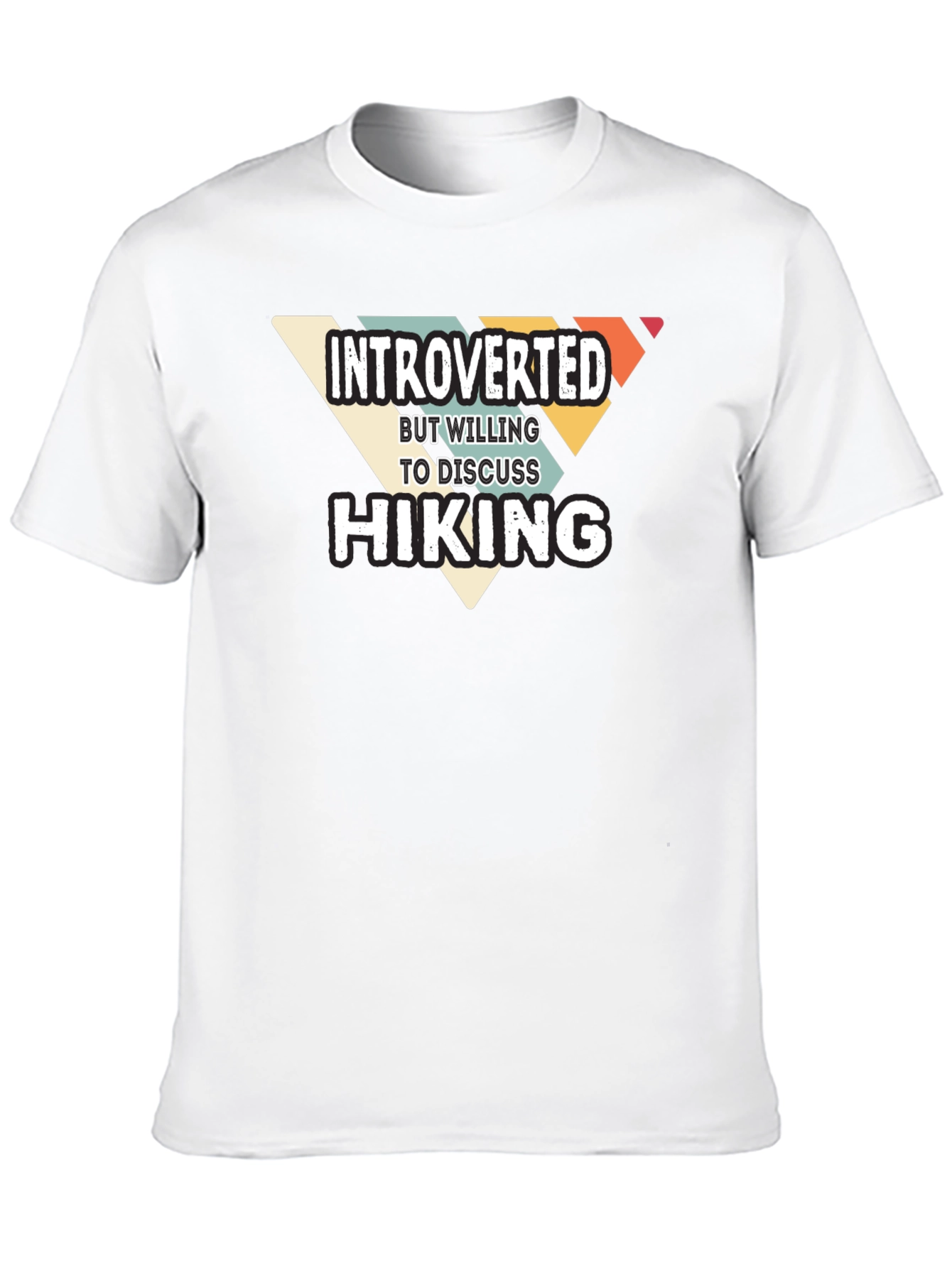 Introverted Hiking Graphic T-Shirt
