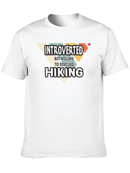 Introverted Hiking Graphic T-Shirt