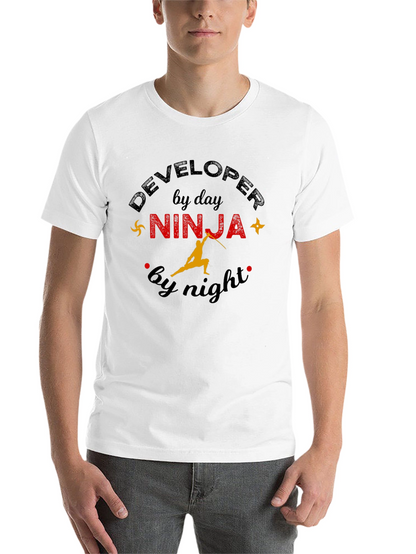 Developer by Day Ninja by Night Graphic Tee