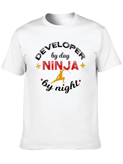 Developer by Day Ninja by Night Graphic Tee