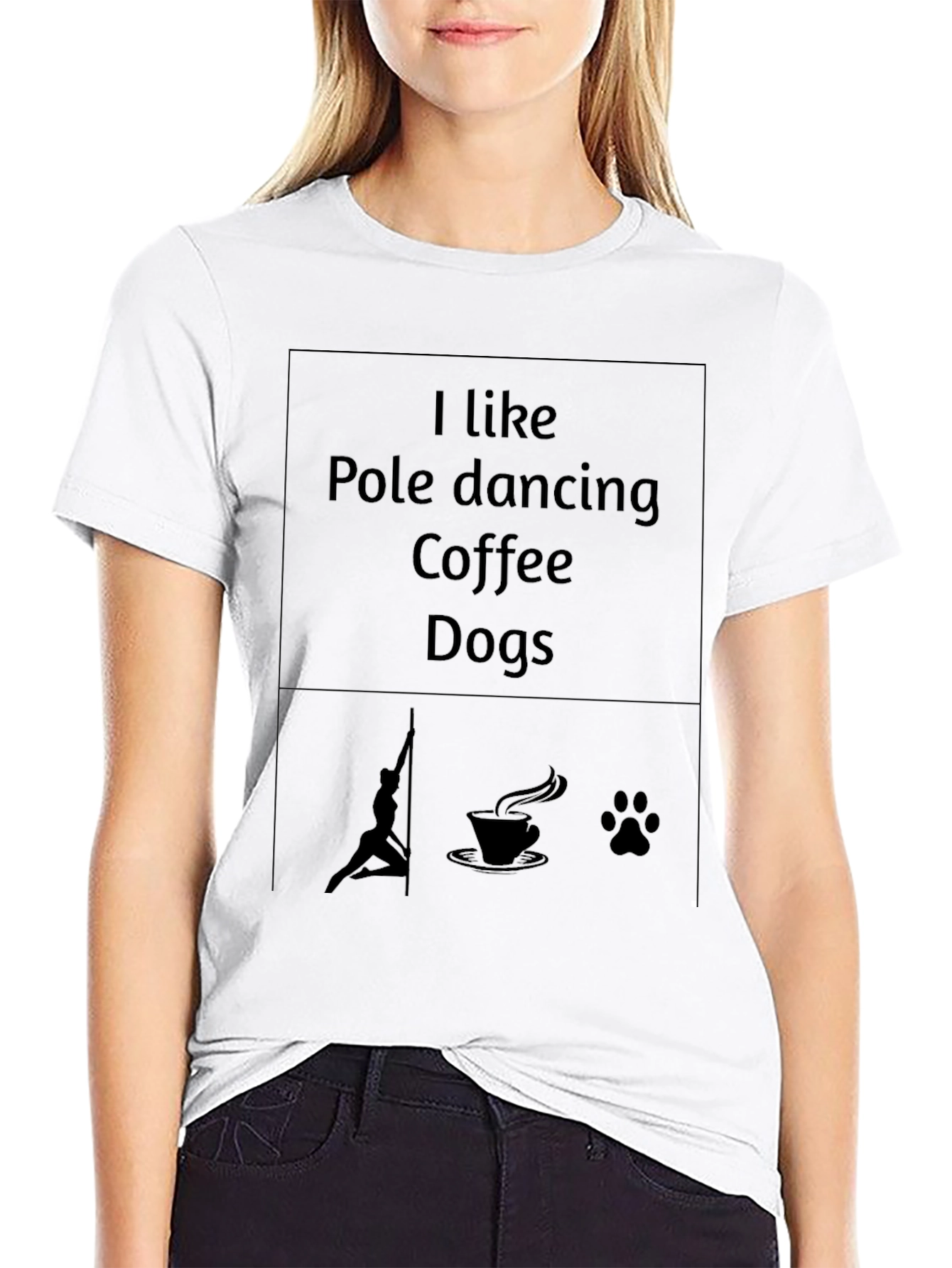 I Like Pole Dancing Coffee Dogs - Graphic T-Shirt