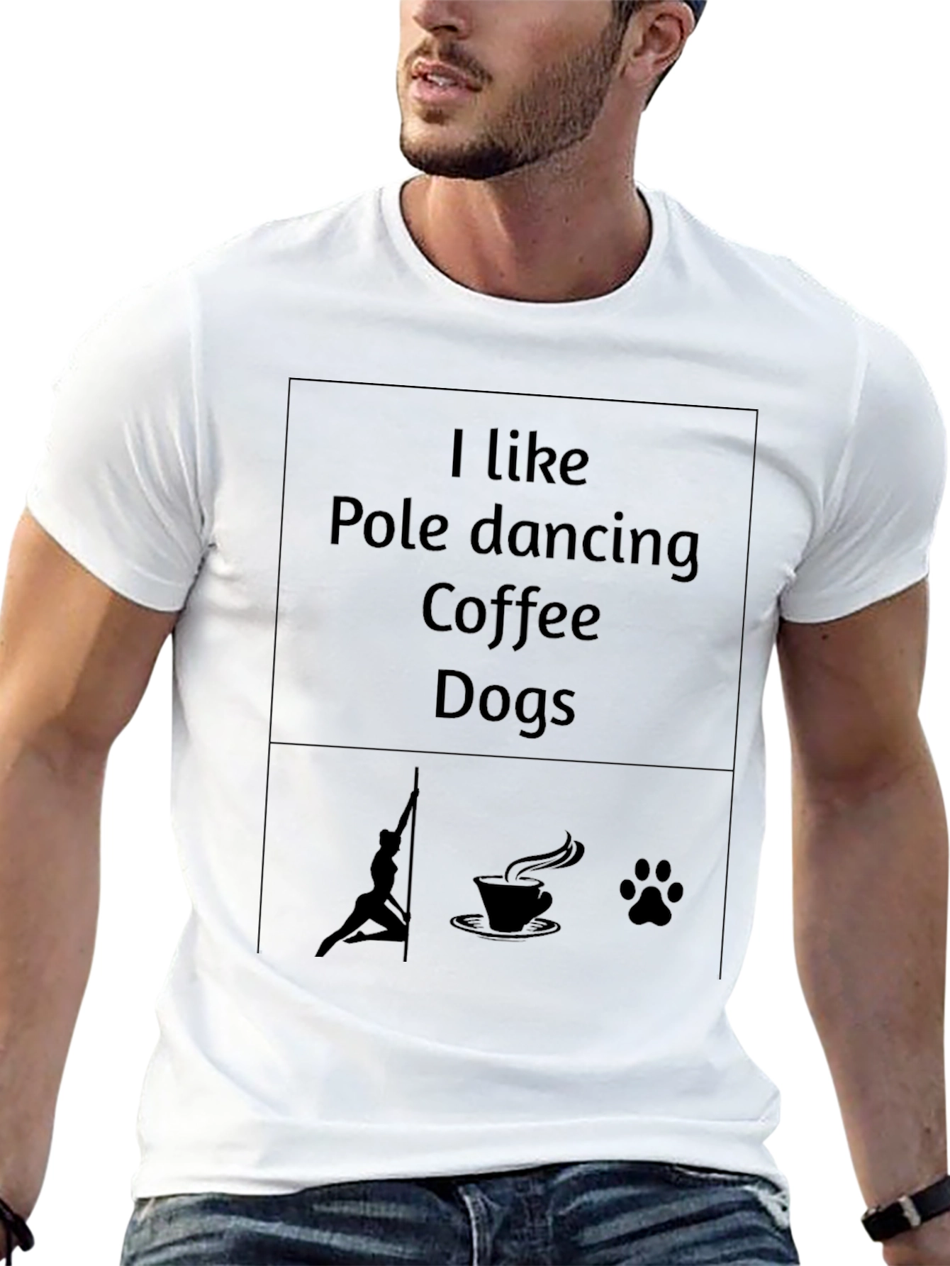 I Like Pole Dancing Coffee Dogs - Graphic T-Shirt