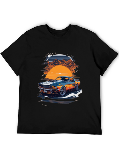 Retro Car Graphic Tee - Classic Style