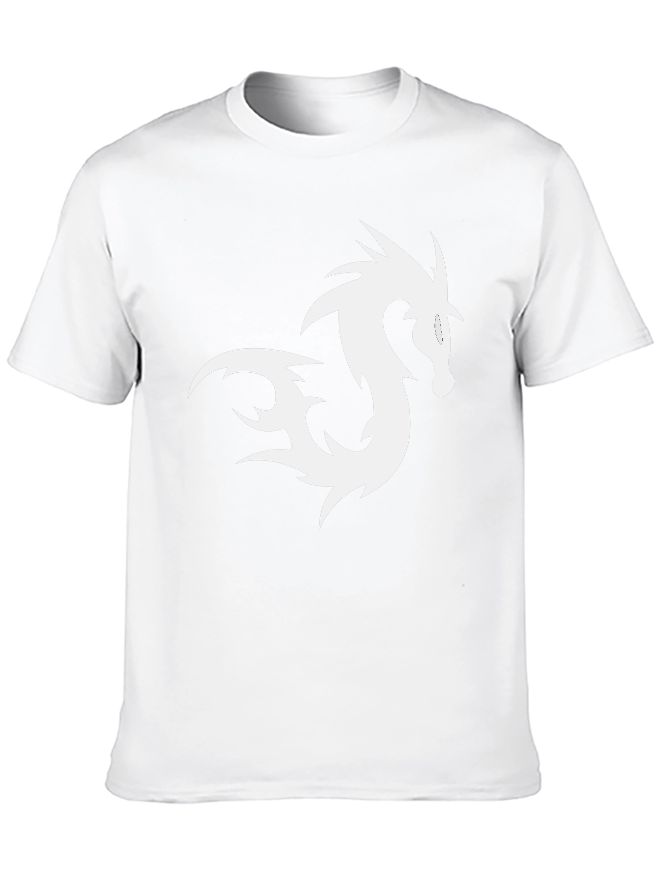 Dragon Graphic Tee - Black Cotton T-Shirt