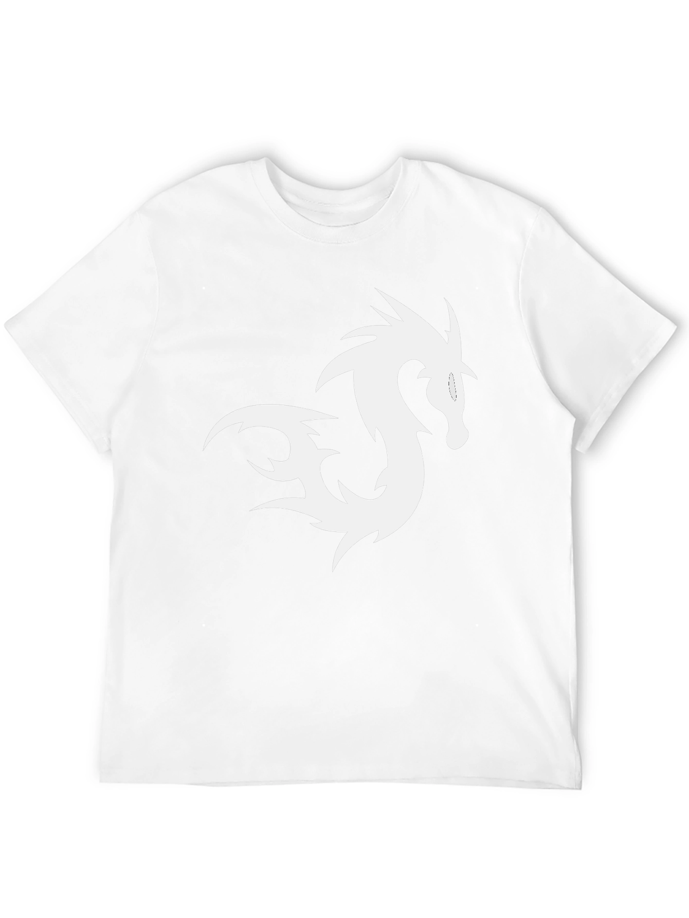 Dragon Graphic Tee - Black Cotton T-Shirt