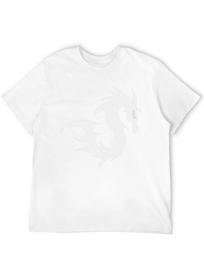 Dragon Graphic Tee - Black Cotton T-Shirt