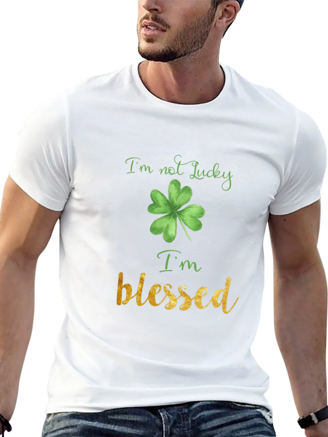 St. Patricks Day Im Blessed Black T-Shirt