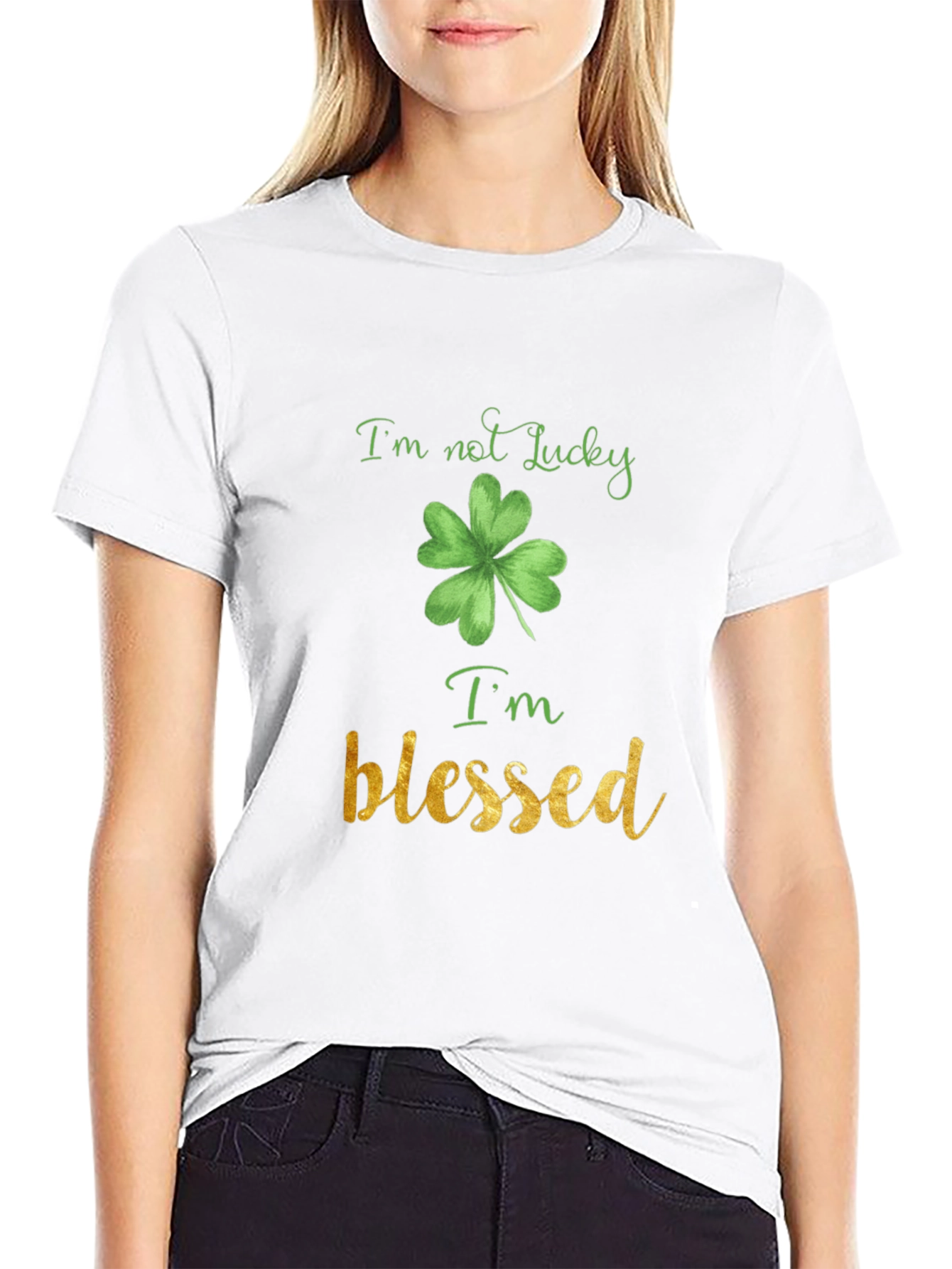 St. Patricks Day Im Blessed Black T-Shirt