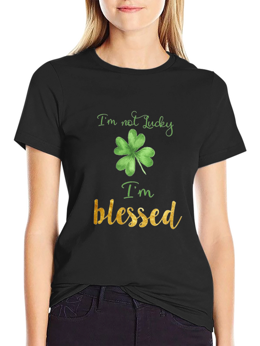 St. Patricks Day Im Blessed Black T-Shirt