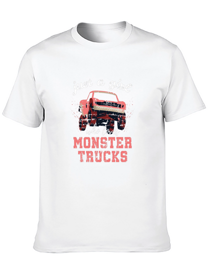 Monster Truck Loving Girls Tee