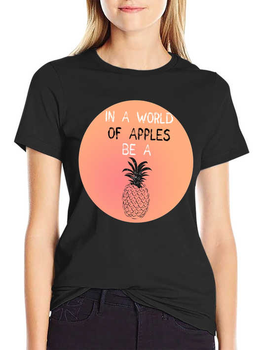 Be a Pineapple Graphic T-Shirt - Unique & Stylish Tee