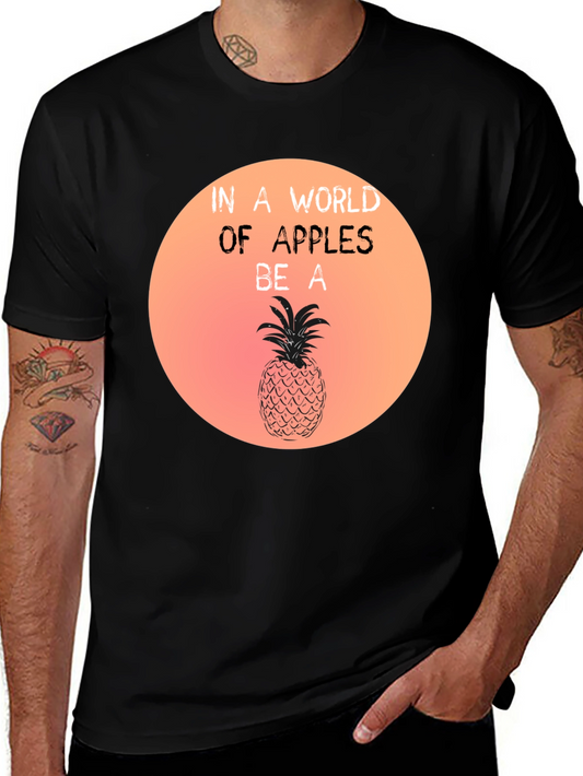 Be a Pineapple Graphic T-Shirt - Unique & Stylish Tee