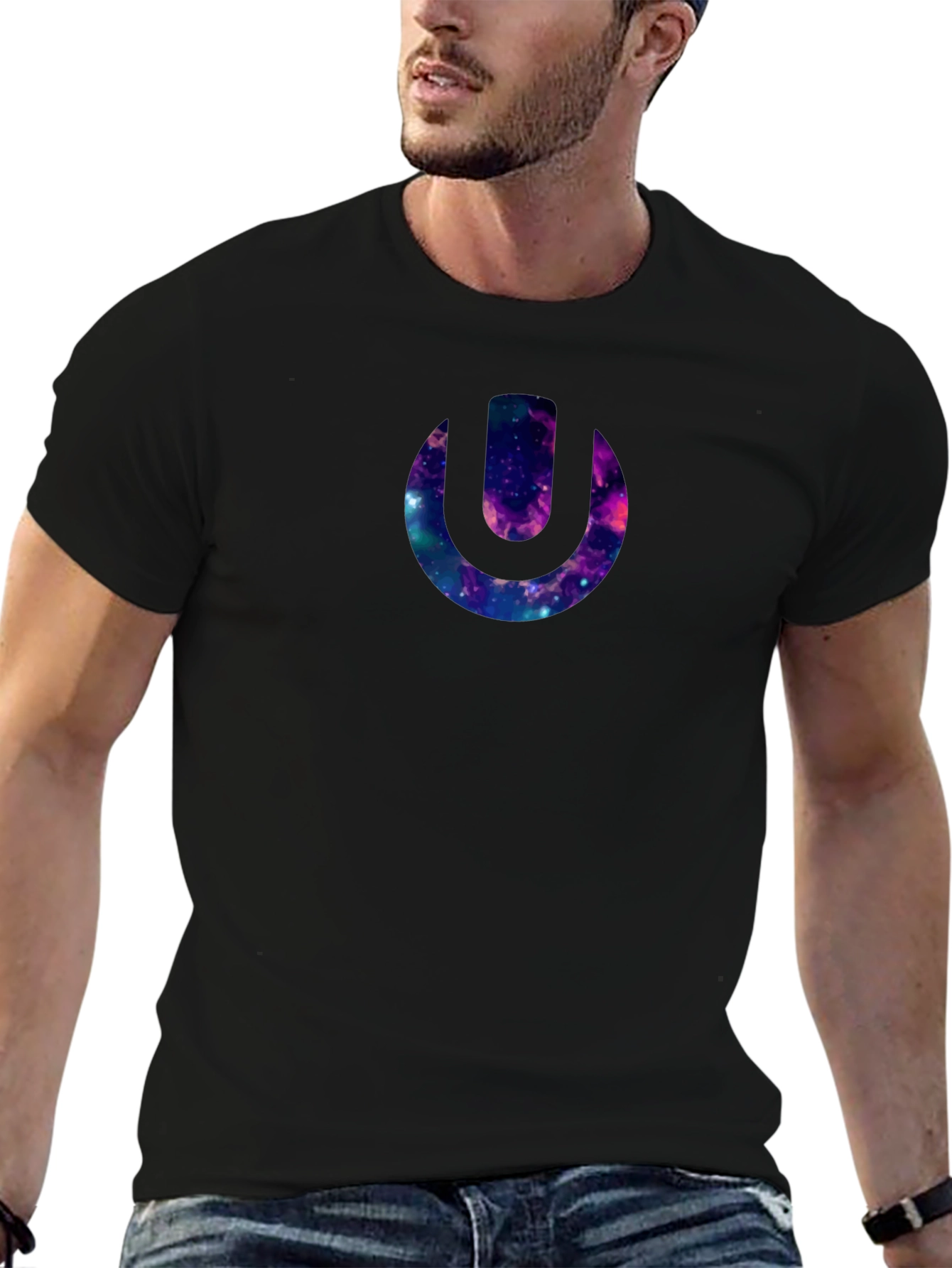 Cosmic Power Symbol Black T-Shirt