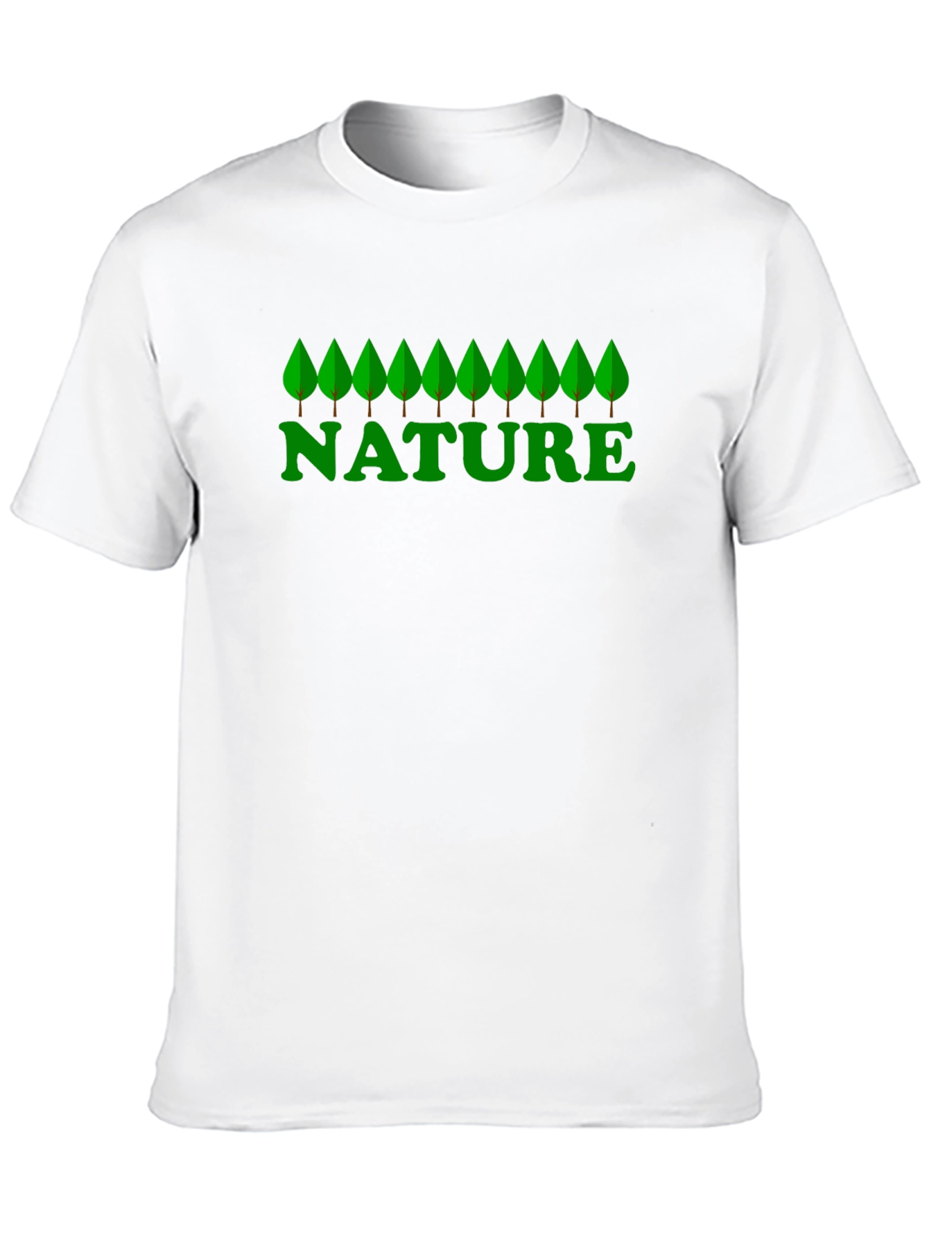 Nature Graphic Print Black T-Shirt