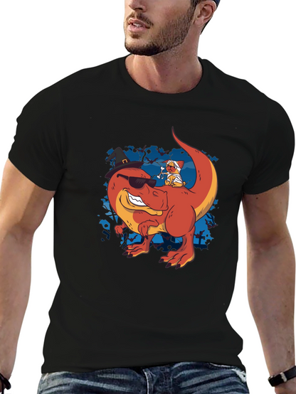 Dino & Mummy Dog Halloween Tee