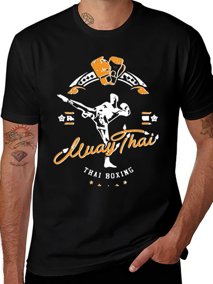 Muay Thai Boxing Graphic T-Shirt