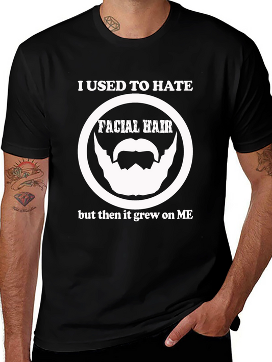 Funny Facial Hair T-Shirt - Beard Lover Tee