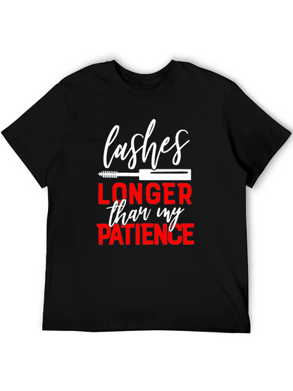 Lashes Longer Than My Patience Graphic Tee